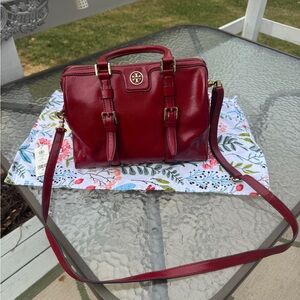 Tory Burch Red Leather Women's Bag